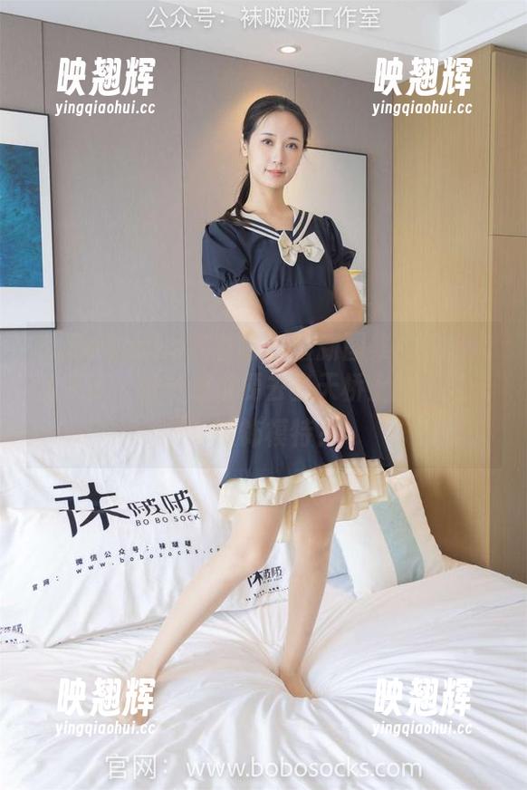 BoBoSocks袜啵啵-稚予 BoBoSocks袜啵啵 - 最新图集:珠光肉丝来了,稚予难道要去当天桥上的“闪光”服饰模特?