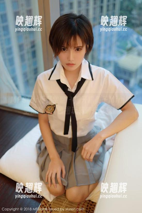 MFStar模范学院 - 揭开糯美子Mini的空姐私房，原图玩转俏皮与妩媚